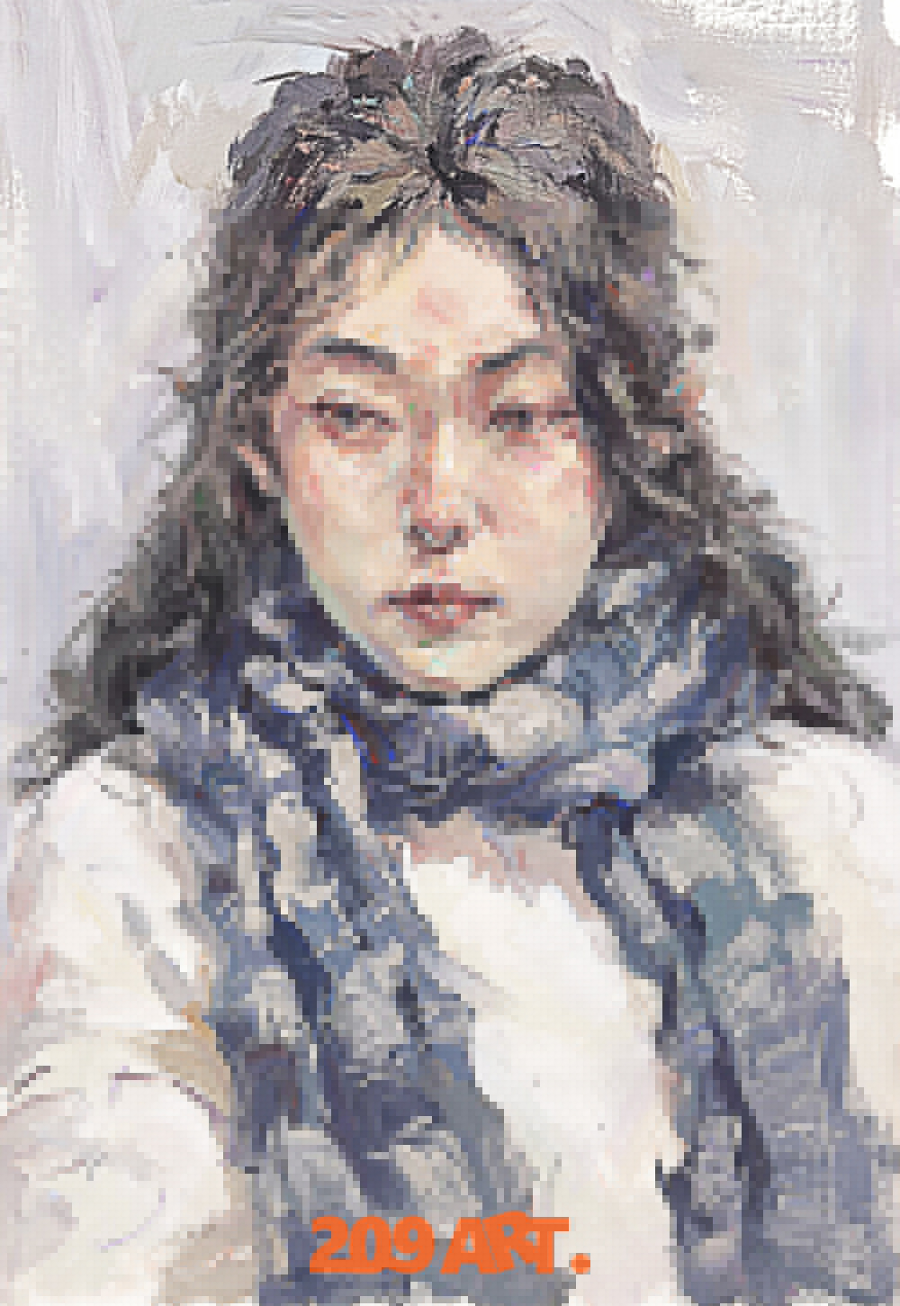色彩頭像
